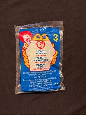McDonald's TY Teenie Beanie Baby- Smoochy The Frog